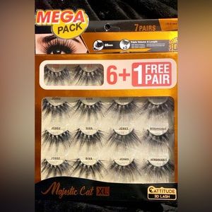 Mega Pack 7 pairs 25 mm eyelashes